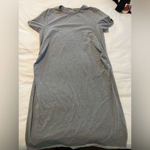 Gap Heather Grey Maternity Tshirt Dress